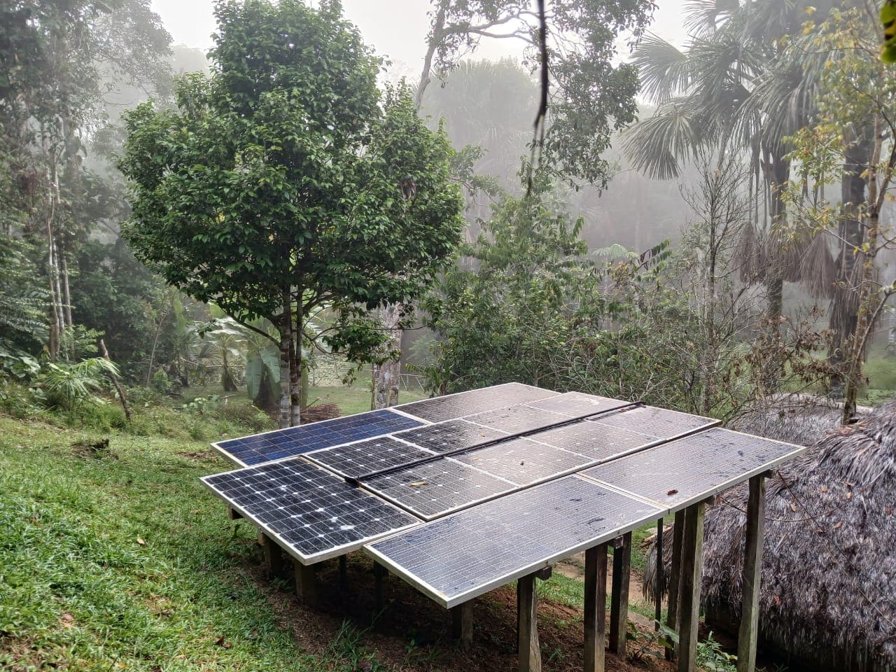 The simple, limited electricity setup at Dreamglade
